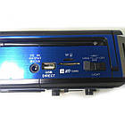 Портативна колонка MP3 USB Golon RX-277LSD Solar з сонячне панеллю Blue, фото 3