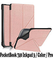 Чехол-книжка BeCover Ultra Slim Origami для PocketBook 740 Inkpad 3/Color/Pro Rose Gold (707456)