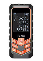 Дальномір електронна лазерна рулетка LOMVUM lv 66u (100м) з електронним рівнем