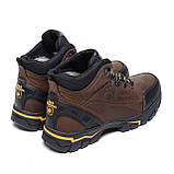 Чоловічі коричневі черевики Jack Wolfskin, чоловічі зимові шкіряні черевики, чоловічі черевики на масивній підошві, фото 10