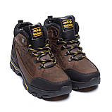 Чоловічі коричневі черевики Jack Wolfskin, чоловічі зимові шкіряні черевики, чоловічі черевики на масивній підошві, фото 7