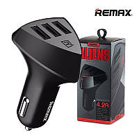 Автомобильное зарядное устройство адаптер Remax RCC-304 Aliens 3 USB Port 4.2A