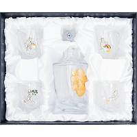 Подарунковий набір келихів "Лепрекон" Графин 4 скляноки у подарунковому пакуванні