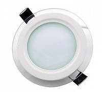 LED-светильник Luxel со стеклянным декором 220V DLRG 6W IP20 круглый