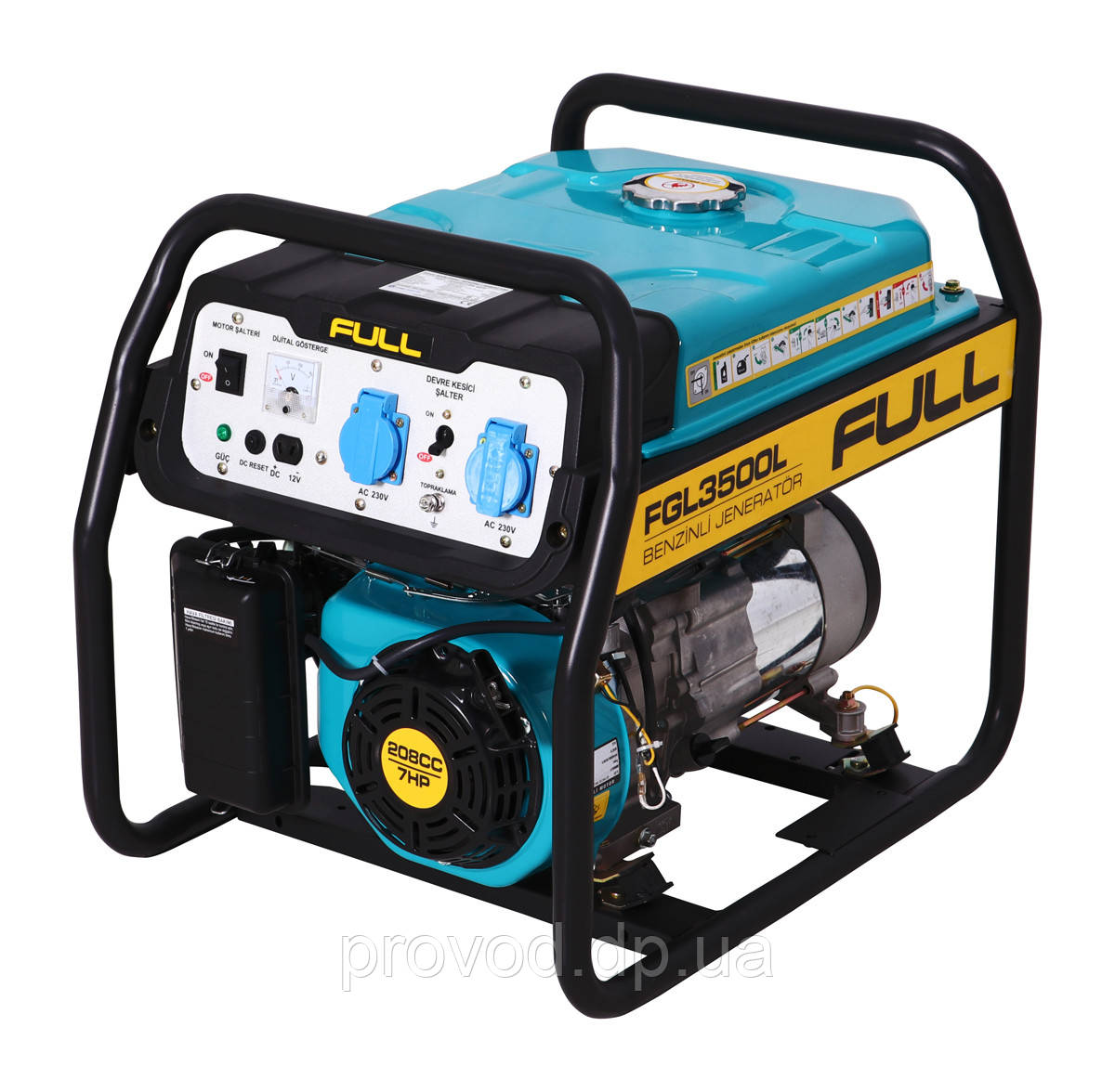 Генератор бензиновий FULL 2,5 кВт (FGL 3500L)