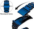 Ремінець MiJobs Steel Strap для Samsung Galaxy Fit2 SM-R220 Blue, фото 4
