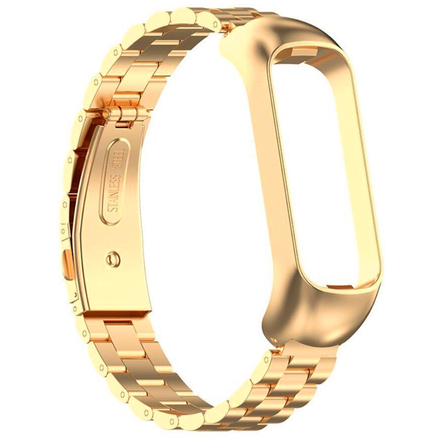 Ремінець MiJobs Steel Strap для Samsung Galaxy Fit2 SM-R220 Gold
