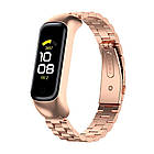 Ремінець MiJobs Steel Strap для Samsung Galaxy Fit2 SM-R220 Rose Gold, фото 4