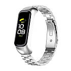 Ремінець MiJobs Steel Strap для Samsung Galaxy Fit2 SM-R220 Silver, фото 4