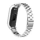 Ремінець MiJobs Steel Strap для Samsung Galaxy Fit2 SM-R220 Silver, фото 5
