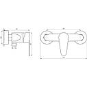 Змішувач для душу Globus Lux MAIN SM-105N (000017546), фото 7