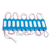 Світлодіодний модуль СІВ 12 V синій 1led 2 W овальний IP65, фото 6