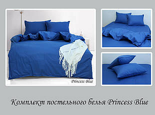 ТМ TAG Комплект постільної білизни євро Princess Blue, фото 4