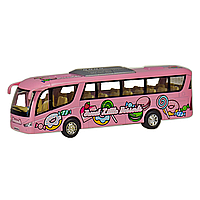Машинка Металлическая Инерционная Автобус Dessert Kinsmart Ks7103w 1:65 (розовый) Shopingo Машинка Металева