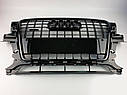 Решітка радіатора Audi Q5 2008-2011 стиль SQ5 Black, фото 4