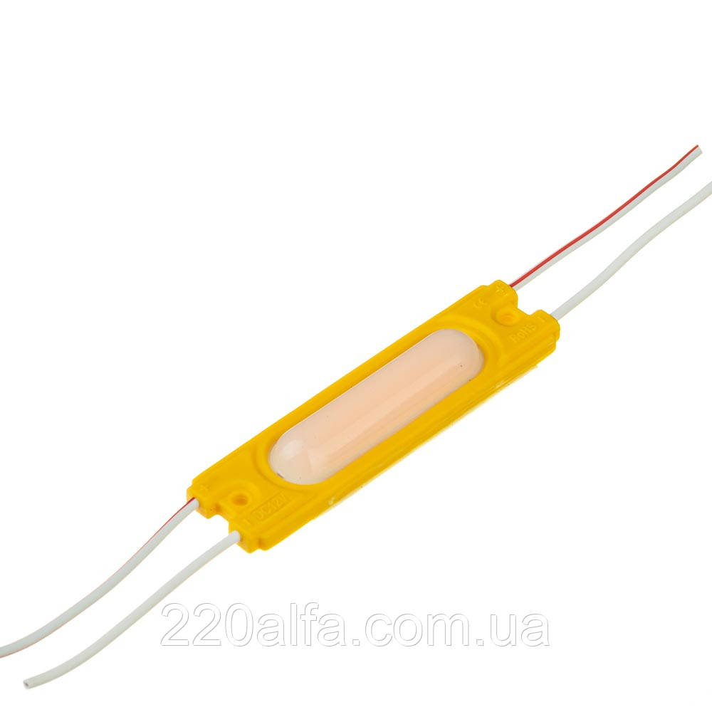 Світлодіодний модуль СІВ 12 V жовтий 1led 1,5W IP65