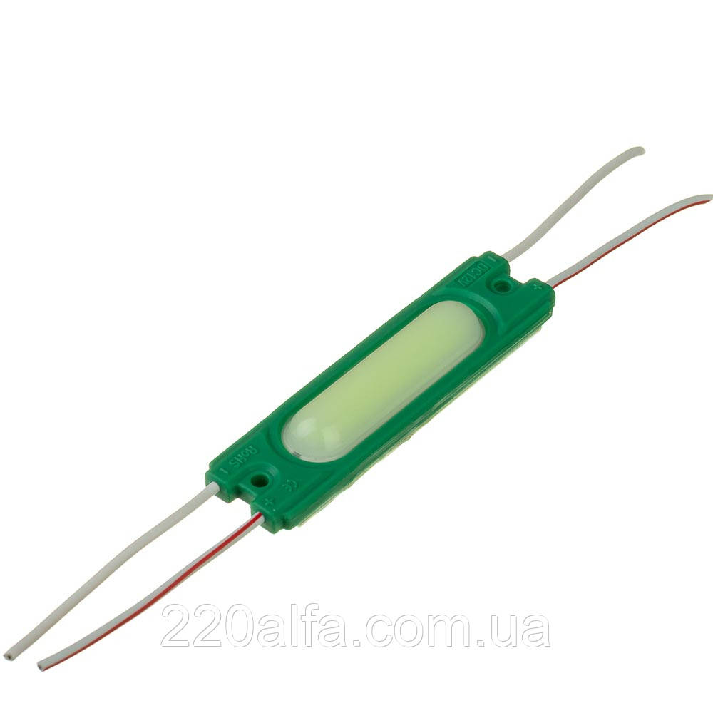 Світлодіодний модуль СІВ 12 V зелений 1led 1,5 W IP65