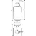 Дозатор рідкого мила TOPAZ TKB 9933A-BL чорний (000021297), фото 5