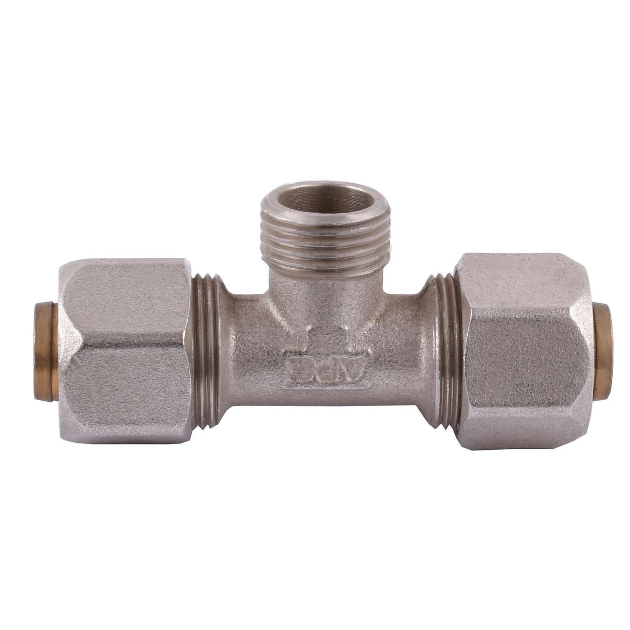Трійник із зовнішньою різьбою APE ITALY 733 L 20х1/2″x20 (000000892)