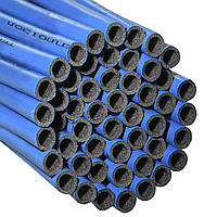 Утеплитель EXTRA синий для труб (6мм), ф28 ламинированный Теплоизол