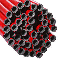 Утеплювач EXTRA червоний для труб (6мм), ф22 ламінований Теплоізол