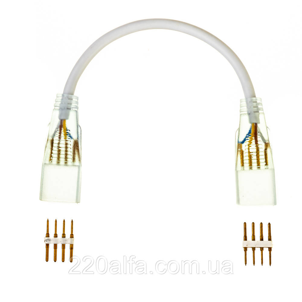 З'єднувач для Led-стрічок Multi-Color 220В smd2835-180led (2 роз'єми + дріт 4pin)