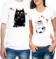 Парные футболки Коты