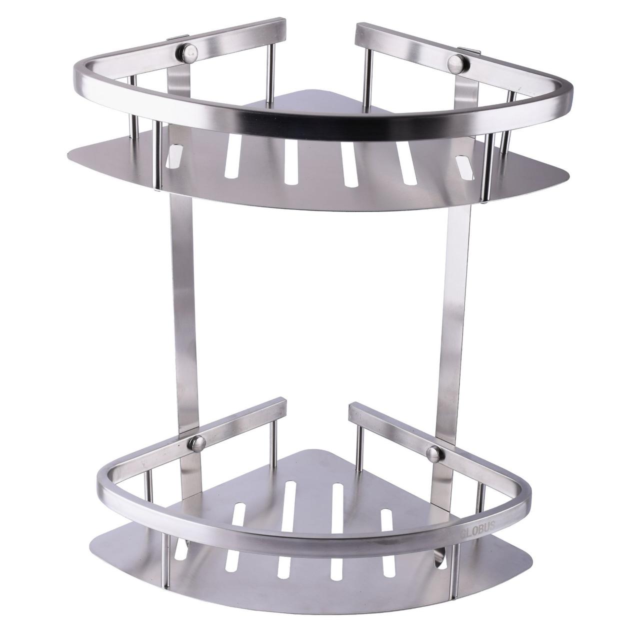 Полка подвійна кутова Globus Lux SS8422 (000021391), фото 1