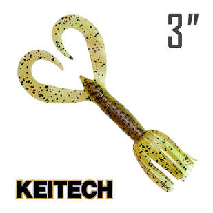 Little Spider 3" (70 мм.) 8 шт. Силікон Keitech col. 401 green pumpkinpp.chart