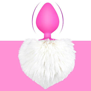 Анальна пробка Love Toy із кролячим хвостом, м’яка іграшка для початківців чоловіків і жінок, фото 1