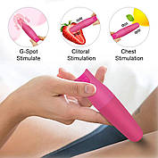 Міні Пуля вібратор Love Toy для клітора та точки G, компактний масажер і фалоімітатор, фото 4