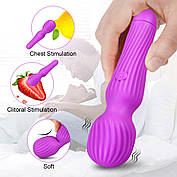 Dildos AV вібратор, чарівна паличка для жінок, Стімулятор клітора, 10 швидкісної бездротової G точка, фото 5