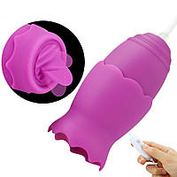 Вібратор Love Toy з ефектом кунілінгусу, віброяйце з USB зарядкою та оральною стимуляцією