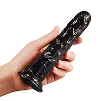 Еротичний м’який желейний фалоімітатор Love Toy вагінальний і анальний пеніс з присоскою