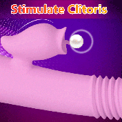 Фалоімітатор Love Toy з підігрівом та ефектом язичка, вібратор для клітора і точки G, фото 4