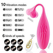 Кегелеві кульки Love Toy з пультом, вібратор-стимулятор клітора та вагінальні кульки для інтимних тренувань, фото 2