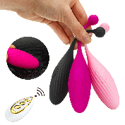 Кегелеві кульки Love Toy з пультом, вібратор-стимулятор клітора та вагінальні кульки для інтимних тренувань, фото 5