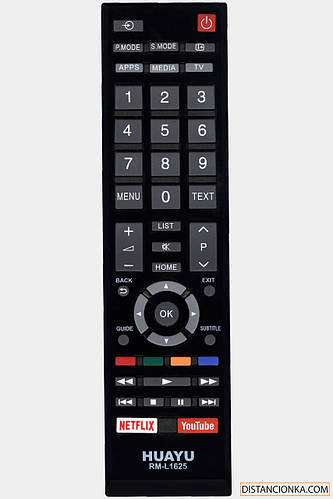 Купить Универсальный пульт для телевизора Toshiba RM-L1625, цена 179 ...