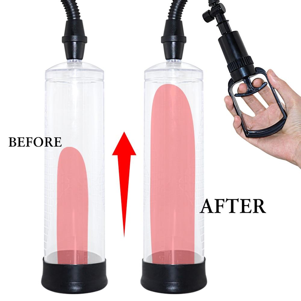 Вакуумний насос Love Toy для збільшення пеніса, чоловіча помпа-подовжувач члена