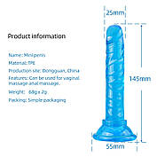 Маленький фалоімітатор Love Toy дилдо для стимуляції точки G та вагіни, фото 4