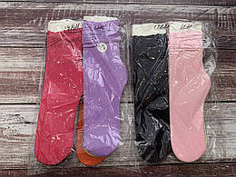 Шкарпетки різнобарвні 17821 Темно-сірий, Дівчинка, Весна Літо