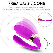 Вібратор Love Toy з бездротовим управлінням, USB перезаряджуваний фалоімітатор для точки G, секс-іграшки для пар, фото 4