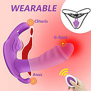 Фалоімітатор Love Toy вібратор та жіночий мастурбатор для точки G і клітора, фото 3