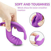 Фалоімітатор Love Toy вібратор та жіночий мастурбатор для точки G і клітора, фото 5