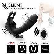 Фаллоімітатор, вібратор, секс іграшка для жінок, мастурбатор, G Spot, клітор, стимуляція, бездротовий пульт, фото 6