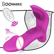 Вібратор-метелик Love Toy з пультом керування, стимулятор точки G та клітора, фото 3