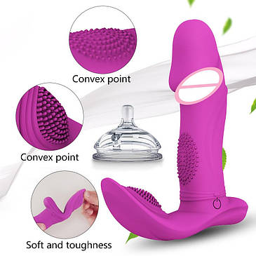 Вібратор-метелик Love Toy з пультом керування, стимулятор точки G та клітора, фото 1