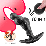 Анальна пробка Love Toy чоловічий масажер простати з пультом і 10 режимами, фото 3