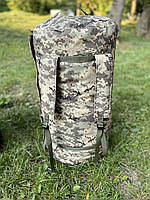 Военный баул рюкзак сумка 120 литров для передислокации для армии - непромокаемая ПИКСЕЛЬ "UA/W"