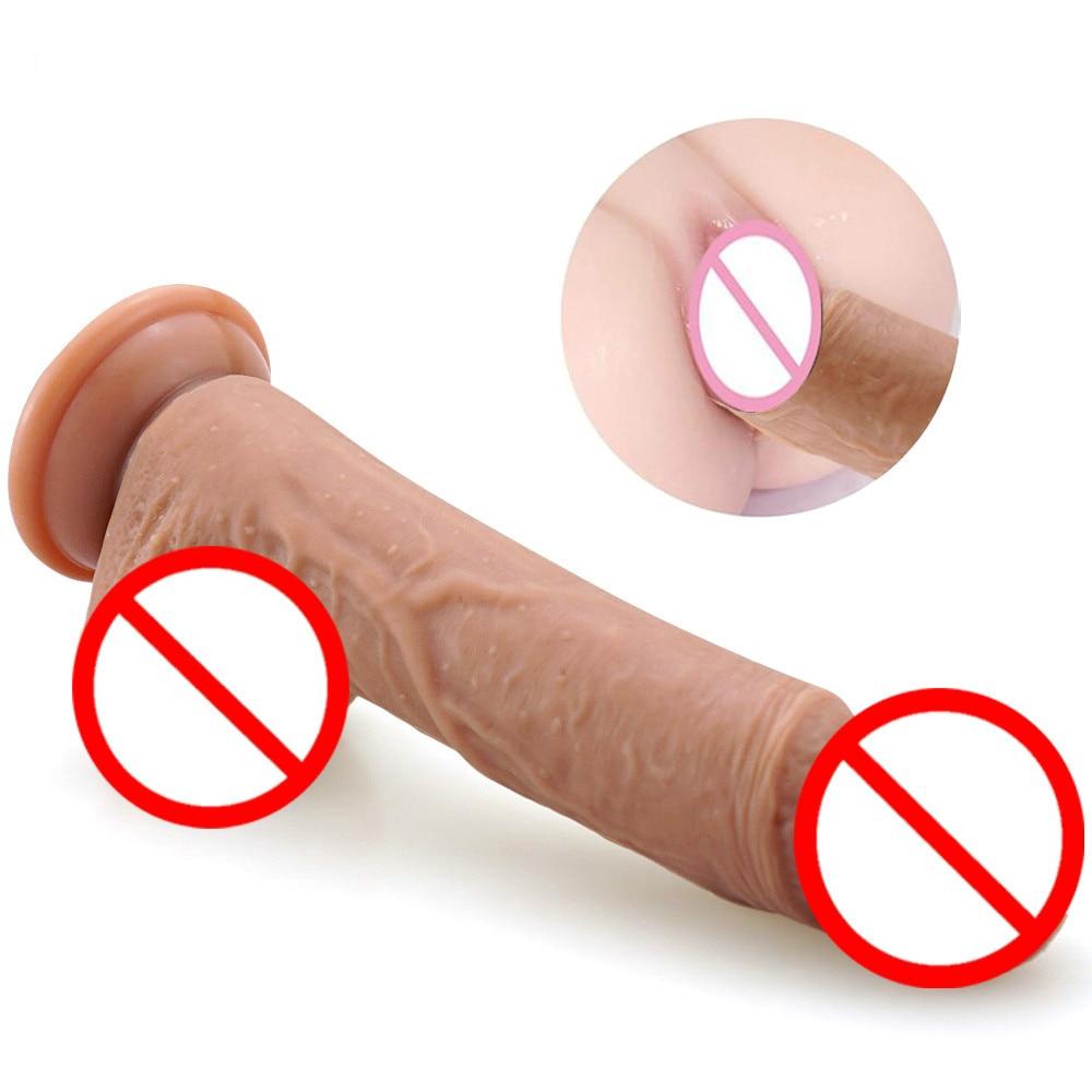 Фалоімітатор Love Toy реалістичний силіконовий пеніс з присоскою